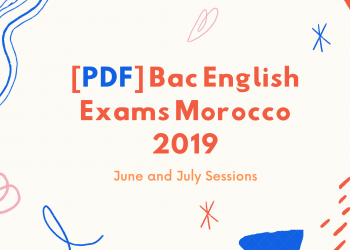Bac English Exams Morocco 2019