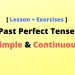 Past Perfect Tense Simple and Continuous
